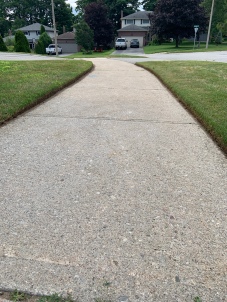 Complimentary sidewalk edging for our clients!